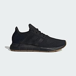 adidas mens Swift Run Core Black/Core Black/Core