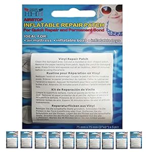 3-H Reparatiepatches, zelfklevende reparatiepleisters, TPU-sticker, waterdicht, voor tents, opblaasbaar, 7,5 x 7,5 cm