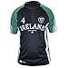 Croker Irish Rugby Shirt, Moisture Managment Fabric, Black and Green