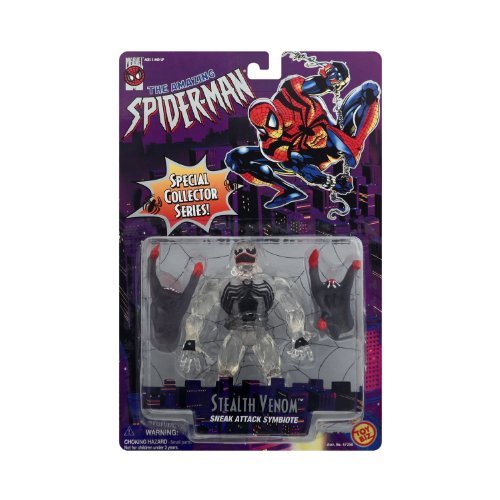 Stealth Venom Sneak Attack Symbiote Transparent Variant Action Figure from The Amazing Spider-Man Animated Special Collector Series