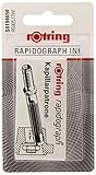 Rotring Rapidograph Short Black Ink Cartridge - Box of 3