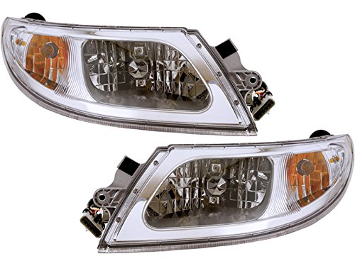 Headlight Headlamp Pair Set International Truck 4100 4200 4300 4400 8500 8600