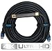 PlugLug HDMI Fiber Optic Cable 75 feet 4K Fiber HDMI Cable Supports 4K@60Hz, 4:4:4/4:2:2/4:2:0, HDR, Dolby Vision, HDCP2.2, ARC, 3D, High Speed 18Gbps, Slim and Flexible Long HDMI Fiber Optic Cable