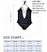 Mitang Women's One Piece Floral Lace Halter Monokini Black