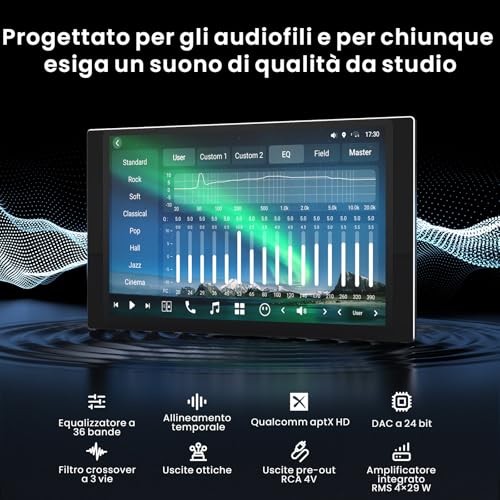 [12.5" QLED with Side LEDs] 2 DIN Android Car Radio, AI Agent & AI Vision, Parking Protection, Golden Hour Alert, Supply Guide, 8G+128G, 4G LTE, Audio 7.1.2 CH, HDMI Input, X10G225E