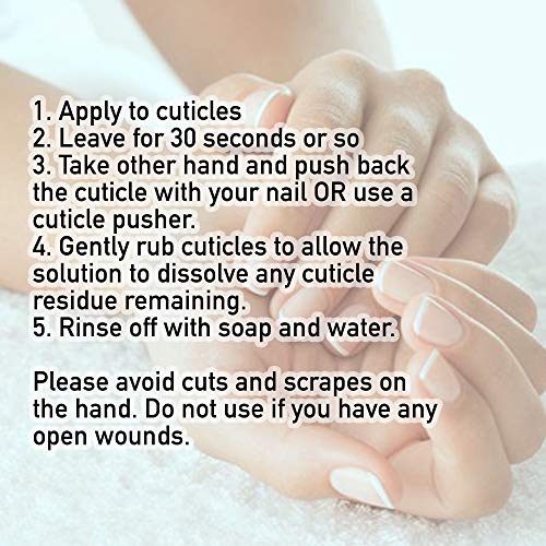 Cuticle remover gel, cream, oil for easy cuticle removal. Nail primer softener for manicure and pedicure treatments. Better than cuticle nippers, cuticle cutters, and cuticle oil. - Thumbnail 3