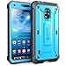 Galaxy S5 Active Case, SUPCASE Unicorn Beetle PRO Series Full-body Hybrid Case with Screen Protector(SM-G870A Water and Shock Resistant Version Smartphone), Blue/Black Dual Layer + Impact Resistant