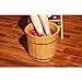 Footbath，Solid Wood Natural Thicken Foot Basin，Foot Basin Wooden Bucket，Foot Spa Wooden Tub，Solid Wood Foot Basin，Foot Bath Tub，feet Soaking Tub