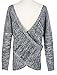 Persun Women's Sexy Long Sleeve Loose Cut Out Sweater