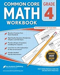 4th grade Math Workbook: CommonCore Math Workbook