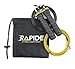 RAPIDE Jump Rope - Adjustable Cable, Rapid Ball Bearings & Anti-Slip Handles - Skipping Rope for Fast Weight Loss, Cardio, Crossfit
