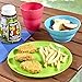 Ellie Kids Small Plastic Tumblers, Snack Bowls & Snack Plates | 18-piece set in 6 Assorted Colors