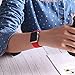 YC YANCH Compatible with for Apple Watch Band 38mm 40mm, Soft Silicone Sport Band Replacement Wrist Strap Compatible with for iWatch Series 5/4/3/2/1, Nike+, Sport, Edition, M/L, Size, Red
