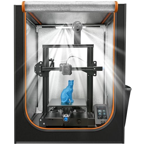 YOOPAI 3D Drucker Gehäuse Abdeckung mit Schlitz für Licht, Konstante Temperatur 3D Pinter Enclosure für Ender 5/Ender 5 Pro/5 Plus/CR-10/10S/10S PRO/10 Mini/CR-