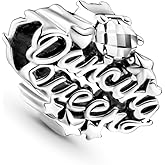 ZURWTCH Openwork Heart Dancing Queen Charm Fit Women Bracelet Necklaces Fashion Gifts 925 Sterling Silver DIY Jewelry