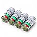 GVDOR Car Auto Tire Valve Cup 36 PSI 2.4 Bar Car Tire Pressure Monitoring Valve Cap Sensor Indicator 3 Color Eye Alert Pack of 4