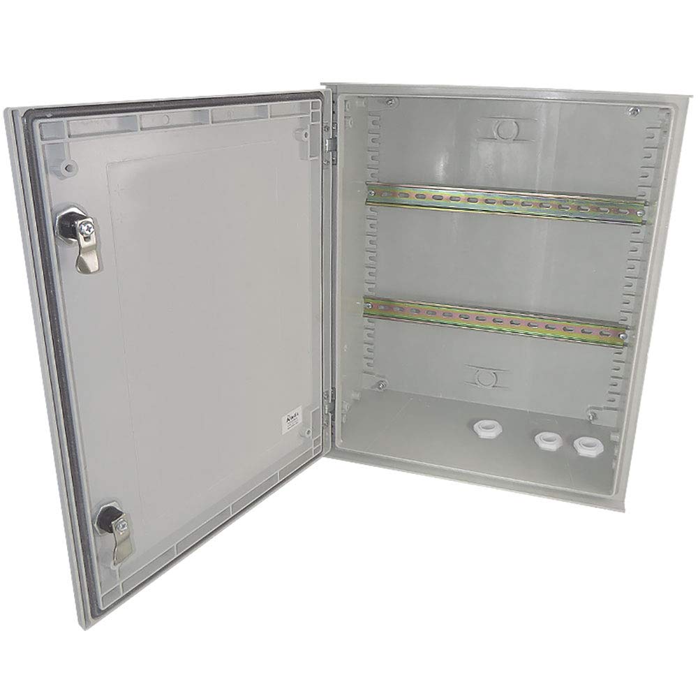 Altelix 20x16x8 Industrial DIN Rail FRP Fiberglass NEMA 3X Box
