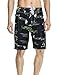 APTRO Men's Quick Dry Swim Trunks Printed Palm Board Shorts
