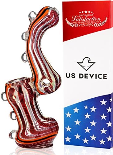 US DEVICE Water 5.5 Inch Thick Durable Glass Handcrafted Made in the USA