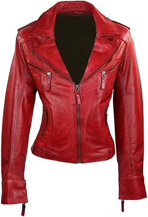 ladies short red jackets