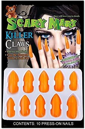 Killer Claws Fake Nails Orange
