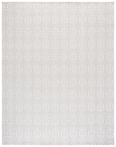 SAFAVIEH 8x10 Area Rug - Marbella Collection - Large - Ivory, Handmade, Ideal f…