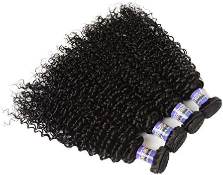8A Indian Curly Hair 4 Bundles Good Quality Curly Weave Human Hair Unprocessed Indian Virgin Hair Black Color,12 12 12 12inch