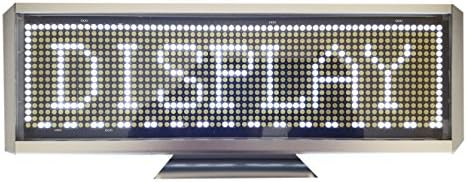 Programmable Scrolling SMD Dot Matrix LED Mini Advertisement Display (16x96 pixels, 3.0 pitch) White