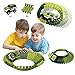HOMOFY Dinosaurs Toys Race Car Tracks with 96 Pieces Flexible Tracks Set 2 Dinosaurs and Military Vehicles 4 Trees&2 Slopes for Kids Toddlers Toys 1 2 3 4 Years Old Boys&Girls