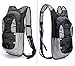 Juboury Hydration Backpack-Hydration Rucksack Bag Includes Free 2L Water Bladder for Running, Hiking, Biking, and for All Other Outdoor Sports Where You Need Water (Black)