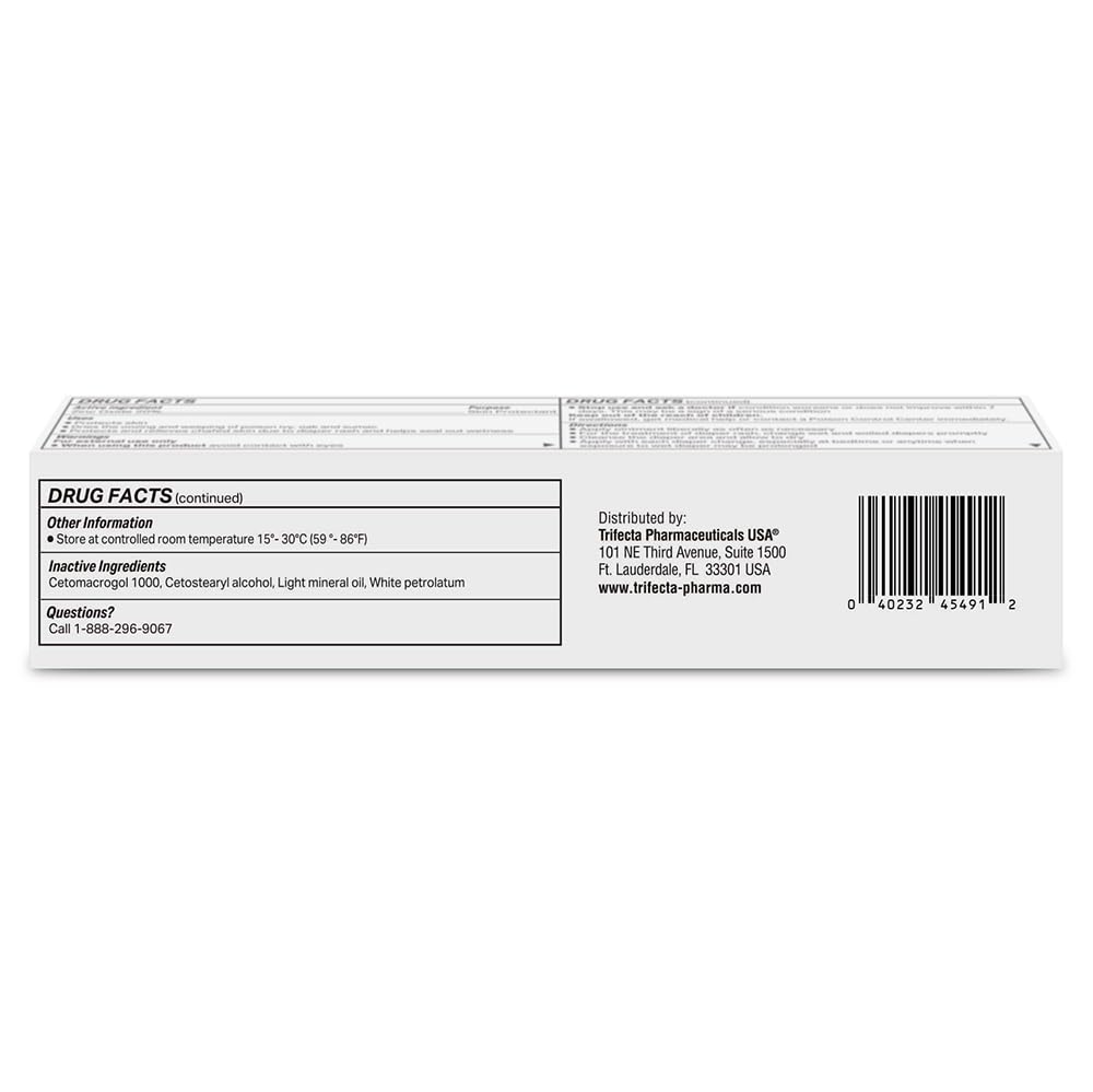 Globe (3 Pack) Zinc Oxide 20% Skin Protectant Barrier Ointment 2 oz Relieves, Treats and Prevents Minor Skin Irritations due to Diaper Rash. Helps Seal Out Wetness. Protects Chafed Skin.