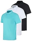 Real Essentials 3 Pack: Mens Short Sleeve Dry-Fit