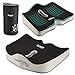 Seat Cushion, Feagar Office Chair Car Seat Cushion Extra Large Memory Foam with Carry Bag and Anti-Slip Bottom Helps for Back Hip Coccyx/Tailbone Sciatica Pain Relief