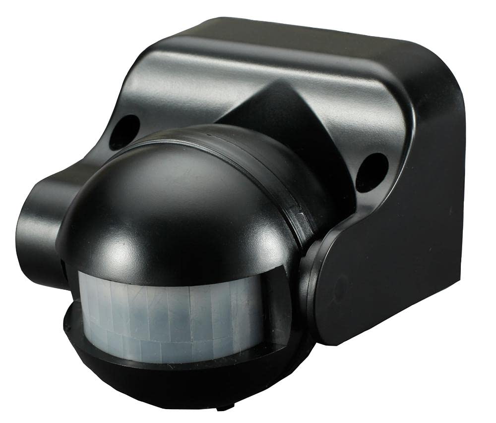 PRO ELEC PELL0043 Wall Mounted PIR Sensor, IP44, Black