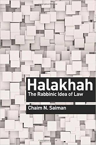Halakhah: The Rabbinic Idea of Law (Library of Jewish Ideas) Halakhah: The Rabbinic Idea of Law (Library of Jewish Ideas)