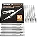 Nicpro 10 PCS #1 Precision Cutter Hobby Knife Set, Exacto Refill Craft Art Knife Kit Cutter for Art, Hobby, Scrapbooking,Stencil
