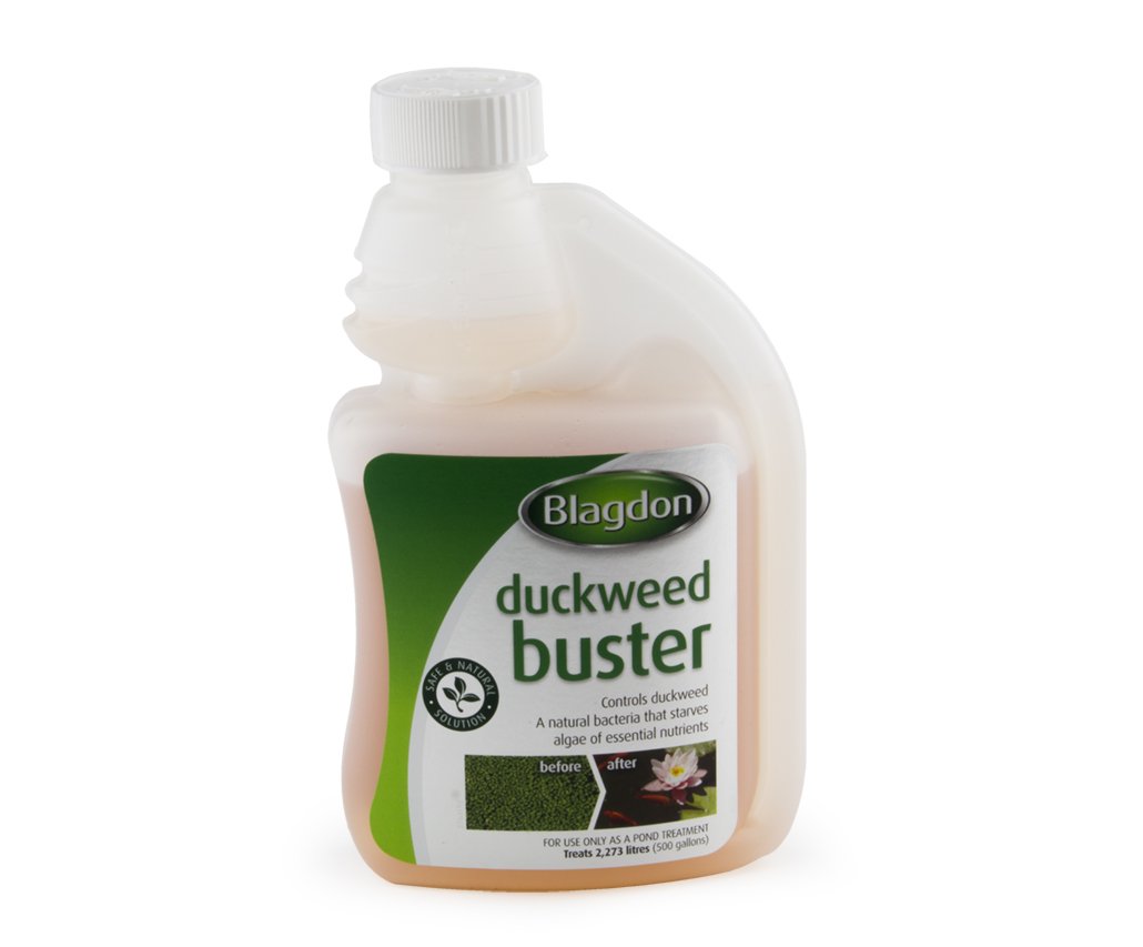 Blagdon Pond Duckweed Buster, Controls Duckweed, Safe and Natural, 250ml, Treats 2,273 Litres of Pond Water