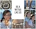 Nativu Shell Necklace Vsco Stuff Natural Handmade Seashell Necklaces for Women Cowrie Puka Shell Choker Visco Girl Adjustable Necklace Choker Anklet Set for Women Girls and Teen (White)
