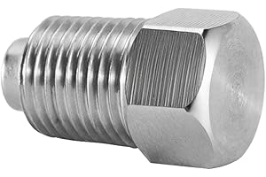 Automatic Transmission Magnetic Drain Plug Fit for Buick Cadillac Chevrolet GMC Hummer Pontiac, Stainless Steel Oil Drain Plu