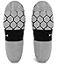 Kunto Fitness Graduated Compression Socks for Men and Women (Large, Black)