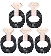 Soft 20pcs Hair Ties band Small Mini Thin Kids Ponytail Holder Hair Bands For Thick Curl Hair Hai...