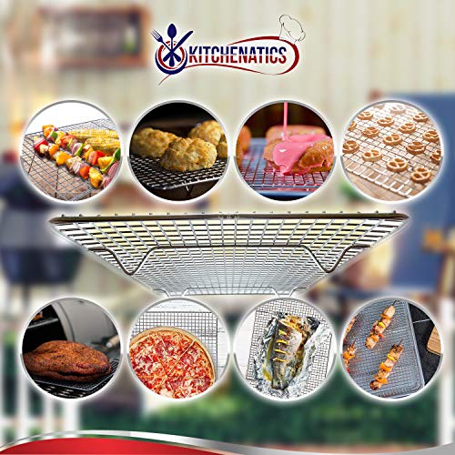 KITCHENATICS Jelly Roll Cooling Rack for Baking, HeavyDuty Stainless Steel Baking Rack, Oven