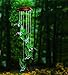 Plow & Hearth Color Changing Solar Powered Hummingbird Hanging Mobile with LED Lights 5 Dia. x 28 H