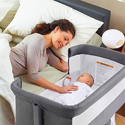 nordmiex Baby Crib,3 in 1 for Baby,Bedside Sleeper Bedside Baby Crib for