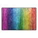 Sunlome Rainbow Color Area Rug Rugs Non-Slip Indoor Outdoor Floor Mat Doormats for Home Decor 31 x 20 inches