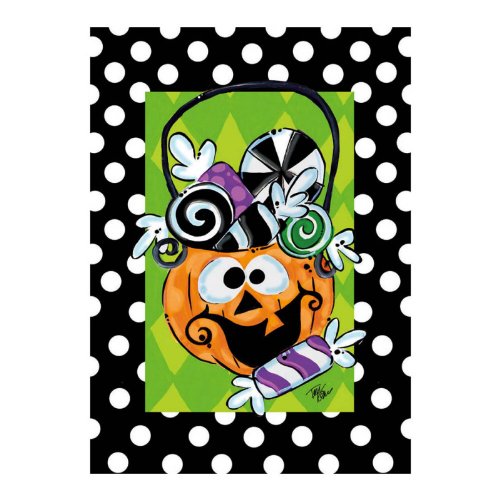 Candy Jack Garden Flag