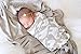 Baby Muslin Swaddle Blanket by Lolly Llama – Single Soft 100% Bamboo Swaddle | Large Baby Swaddles for Quality Baby Comfort & Sleep | Muslin Swaddling and Receiving Blankets (Elephant)