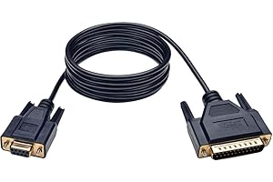Tripp Lite P456-006 6 Feet Null Modem Gold Cable DB9F/25M