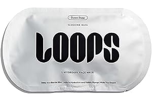 LOOPS DREAM SLEEP - Nighttime Slugging Hydrogel Facial Mask - Leaves Skin Toned, Plump, and Hydrated, and Restored - Layers Skin with Natural Oils, Vitamins, Antioxidants, and Fatty Acids - 1 pc