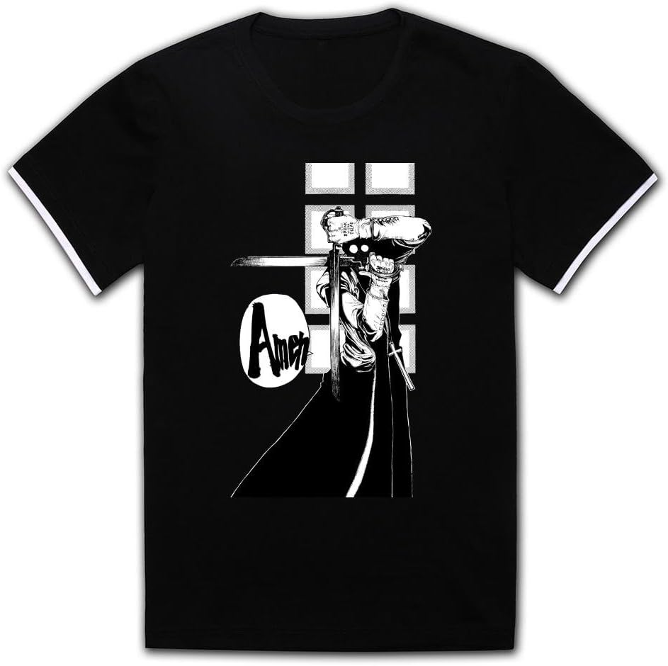 Jgdlkn Men Customized Hellsing Alucard Tee Black